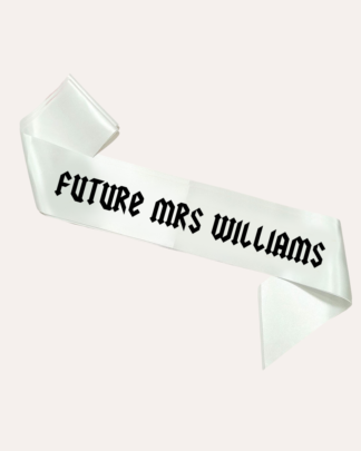 Personalized Emo Future Mrs Sash