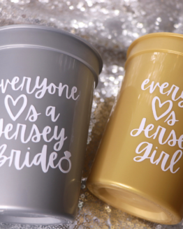 Everyone Loves a Jersey Bride Cups