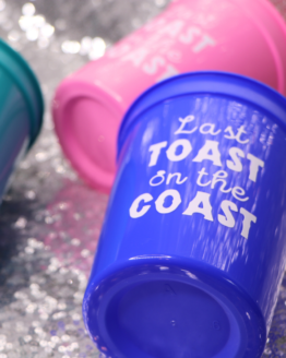 Last Toast on the Coast Cups